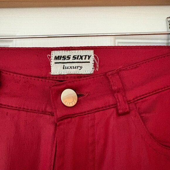 Miss Sixty | Red | Hotpants | Y2K - Picture 3 of 4